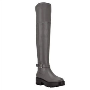 GUESS Women's Frazer Over-The-Knee Boot - Grey/color Size 8.